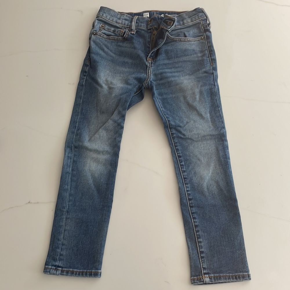 Gap Kids Boy’s Skinny Blue Jeans. Dark Wash.